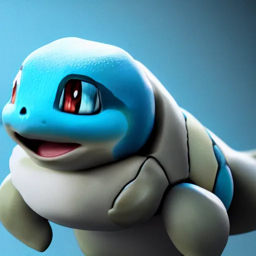 Prompt: photography of a realistic squirtle animal, ultra detailed, 8 k, cinematic lighting, natural background, trending on artstation, pokemon