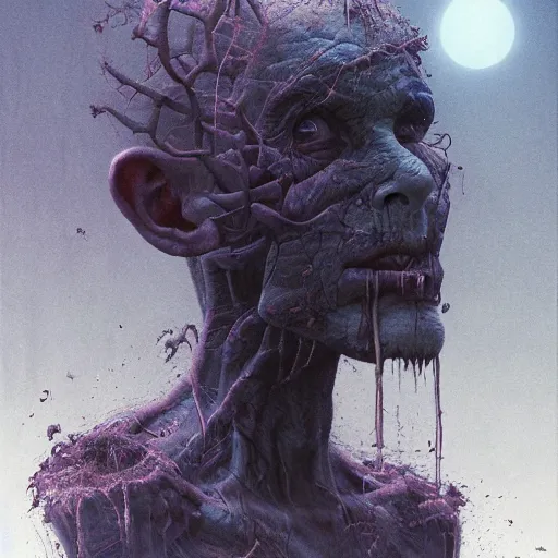 Image similar to surely you will learn to fear all of us, psychosocial dark cult, summoning terrible odds, highly detailled, by roger deakins, by beksinski, by francis bacon, by beeple, by artgerm, ultrarealism, 4 k, masterpiece