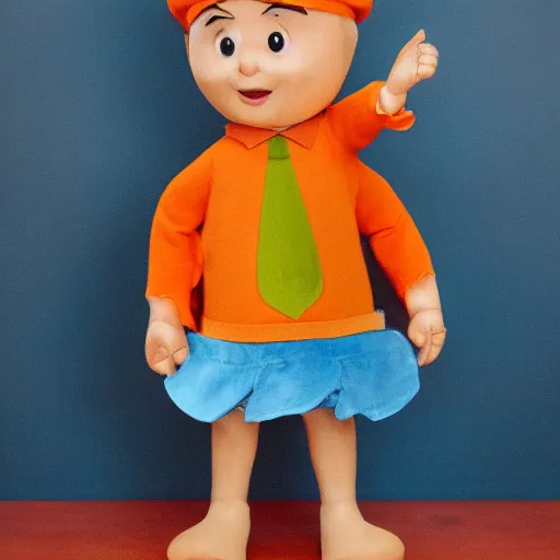 Prompt: a cartoon character, papaya the sailor