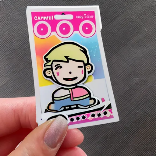 Image similar to kawaii boy sticker