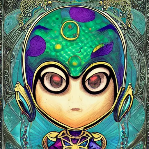 Prompt: Mysterio, artwork by Jasmine Becket-Griffith,