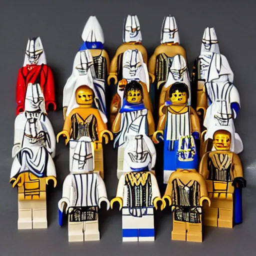 Image similar to lego set of people in ancient israelite costumes