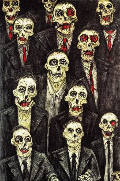 Image similar to death row, highly detailed painting by otto dix