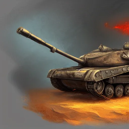 Image similar to snail tank chimera, digital art, concept art, detailed