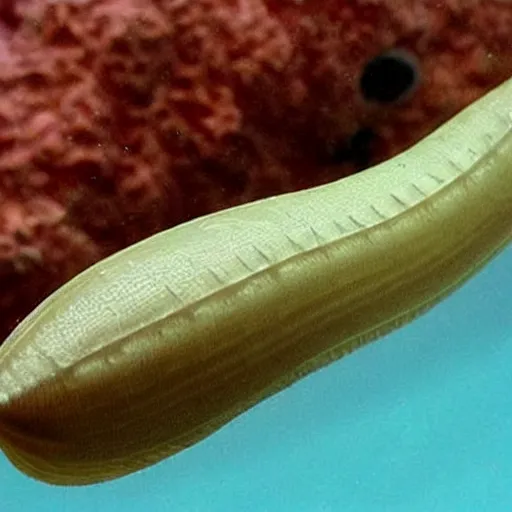 Prompt: an elongated mollusk which has the face of elon musk