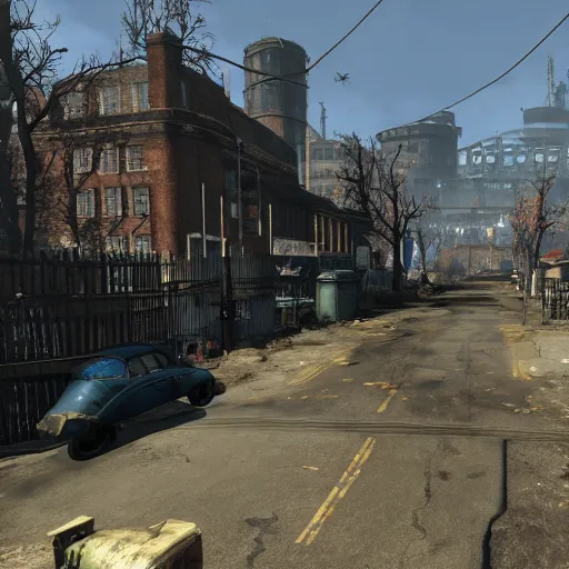Prompt: fallout 4 mod set in london