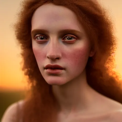 Prompt: photographic portrait of a stunningly beautiful renaissance roman female in soft dreamy light at sunset, contemporary fashion shoot, by edward robert hughes, annie leibovitz and steve mccurry, david lazar, jimmy nelsson, breathtaking, 8 k resolution, extremely detailed, beautiful, establishing shot, artistic, hyperrealistic, beautiful face, octane render
