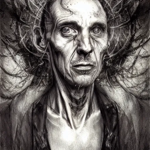 Prompt: Evil Lovecraftian Human, Photorealistic, by stephen gammell, by stephen gammell, detailed, centered, digital painting, artstation, concept art, donato giancola, WLOP, Boris Vallejo, Breathtaking, 8k resolution, extremely detailed, beautiful, establishing shot, artistic, hyperrealistic, beautiful face, octane render, cinematic lighting, dramatic lighting, masterpiece, Photography, Realistic, Horror, Horror, Ominous