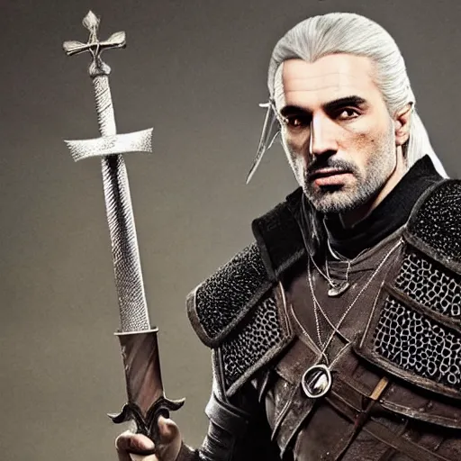 Prompt: Meladze as Witcher