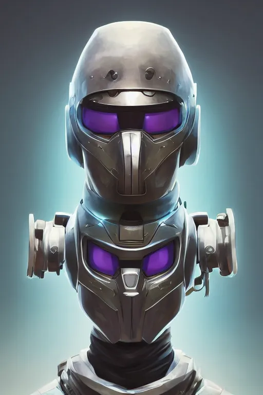 Image similar to epic mask helmet robot ninja portrait stylized as fornite style game design fanart by concept artist gervasio canda, behance hd by jesper ejsing, by rhads, makoto shinkai and lois van baarle, ilya kuvshinov, rossdraws global illumination radiating a glowing aura global illumination ray tracing hdr render in unreal engine 5