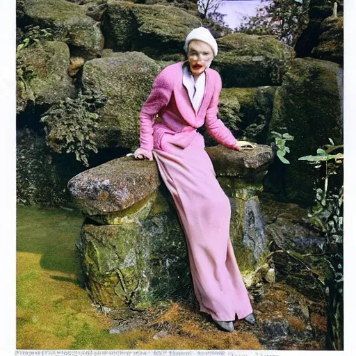 Prompt: a portrait of a character in a scenic environment by Norman Parkinson