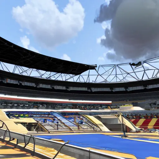 Image similar to trackmania stadium