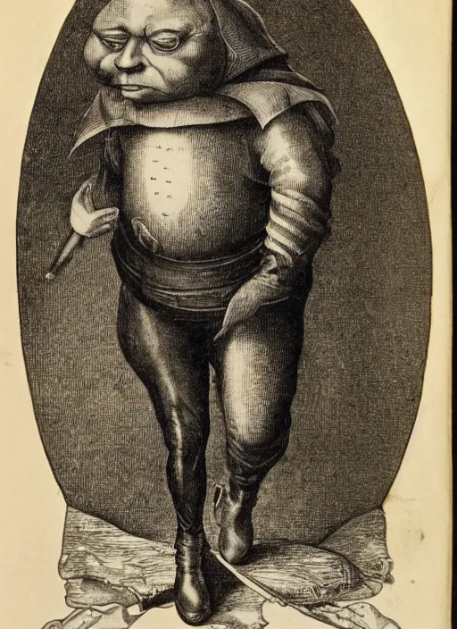 Prompt: 1 8 0 0 s style full body detailed photograph of silly humpty dumpty jack black, realistic, hieronymus bosch