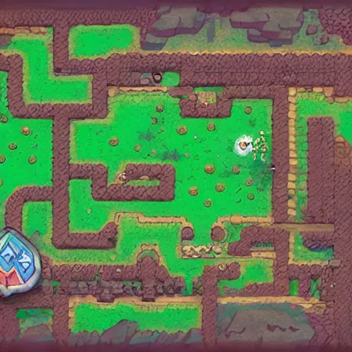 Image similar to zelda links awakening map artwork digital art trending on artstation, 4 k uhd, ultra detailed, sharp