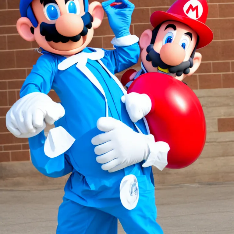 Prompt: dr. mario as a real person, stock photo