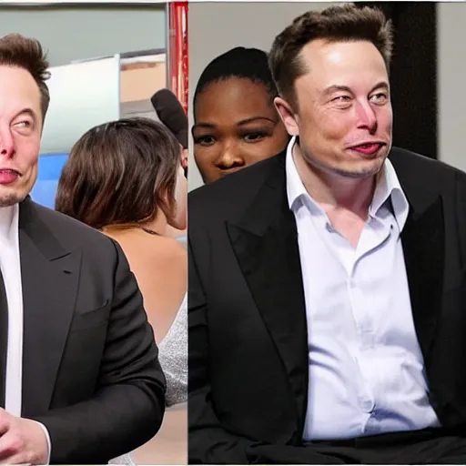 Image similar to elon musk punching oprah