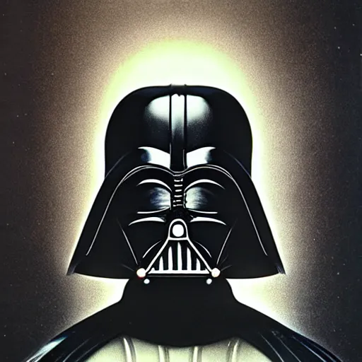 Prompt: darth vader designed by h. r. giger