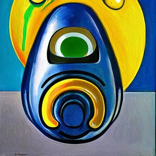 Image similar to alien by wayne thiebaud