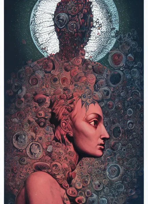 Image similar to Mars goddess painting by Dan Hillier, trending on artstation, artstationHD, artstationHQ, 4k, 8k