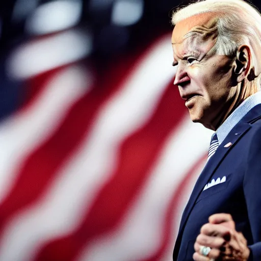 Prompt: Joe biden singing Standing here, I realize, you were just like me, trying to make history, but who's to judge, the right from wrong, When our guard is down I think we'll both agree, that violence breeds violence, but in the end it has to be this way.