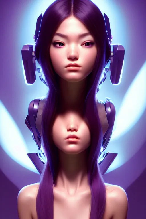 Prompt: rtx pixar | the face of beautiful intense soft crisp catgirl cyborg | rocket engine | an ultrafine hyperrealistic polished illustration by artgerm and mucha and feng zhu and beeple : : intricate linework, hi - fructose, final fantasy, octane render, global illumination, radiant light, intricate environment, sharp focus