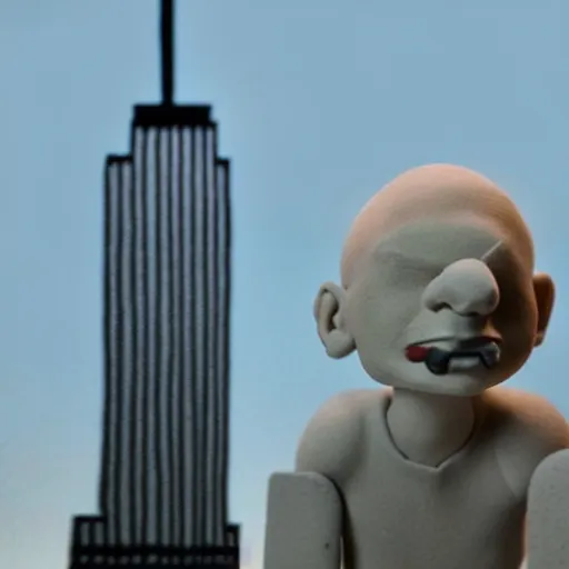 Image similar to 9 / 1 1 claymation by jan svankmejer, hyperrealistic, aesthetic, masterpiece