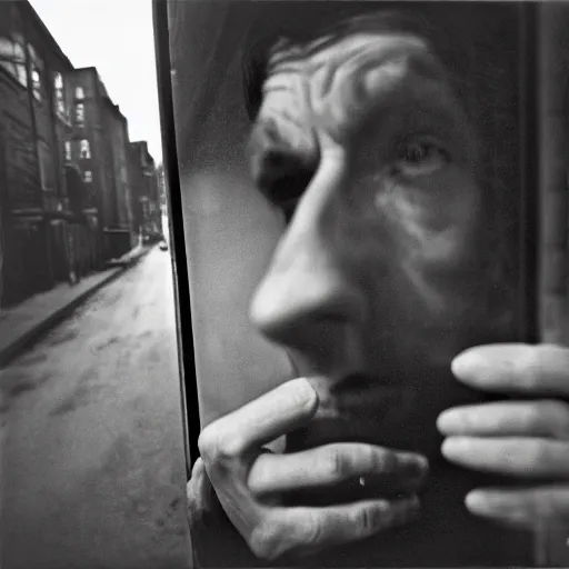 Image similar to the self portrait, by vivian maier,