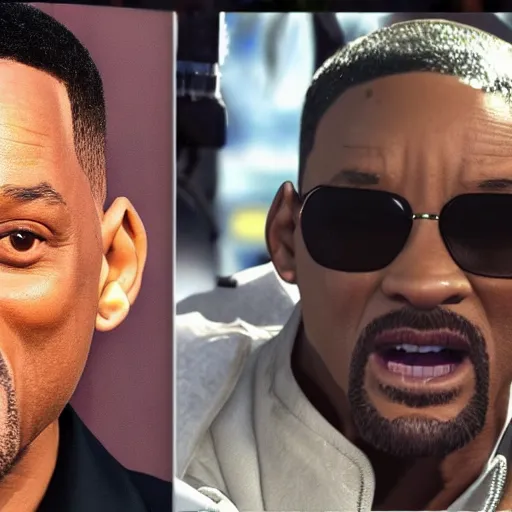 Image similar to Will Smith playing as blade 4K detail