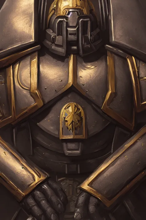 Image similar to armor portrait heros warhammer 4 0 k horus heresy fanart - the primarchs emperor by johannes helgeson animated with vfx concept artist & illustrator global illumination ray tracing hdr fanart arstation zbrush central hardmesh 8 k octane renderer comics stylized