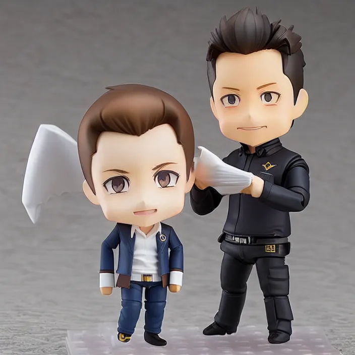 Image similar to One! Anime Nendoroid figurine of Elon Musk, fantasy, figurine , product photo