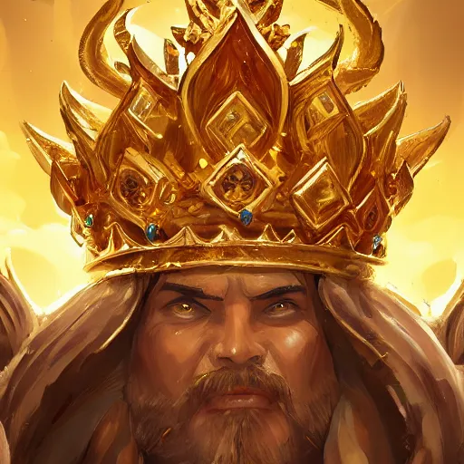 old king wearing crown, ultra detailed fantasy,, Stable Diffusion
