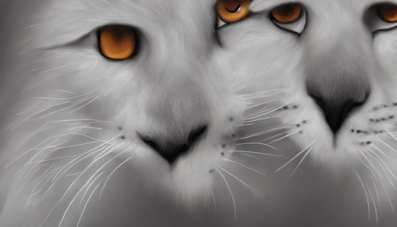 Image similar to white anthropomorphic lynx portrait, furry digital art, trending on artstation, 4k,