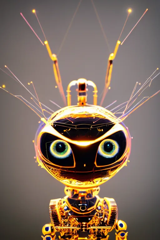 Image similar to detaled macro photo of the robocat, symmetry, awesome exposition, very detailed, highly accurate, intricate, professional lighting diffracted lightrays, 8 k, sense of awe, science magazine cover