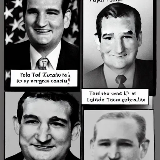 Image similar to ted cruz zodiac killer