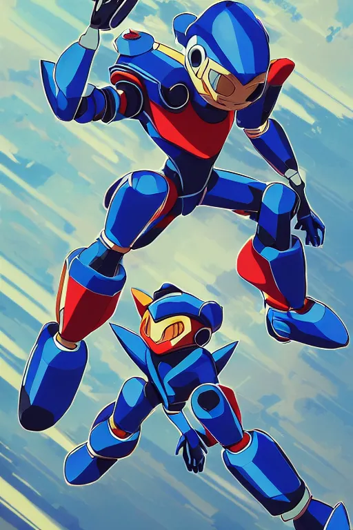 Image similar to robot ninja mask helmet megaman x zero rockman 2 0 2 2 switch game boss legacy collection fanart artsation, art gta 5 comics, behance hd by jesper ejsing, by rhads, makoto shinkai and lois van baarle, ilya kuvshinov, rossdraws global illumination ray tracing