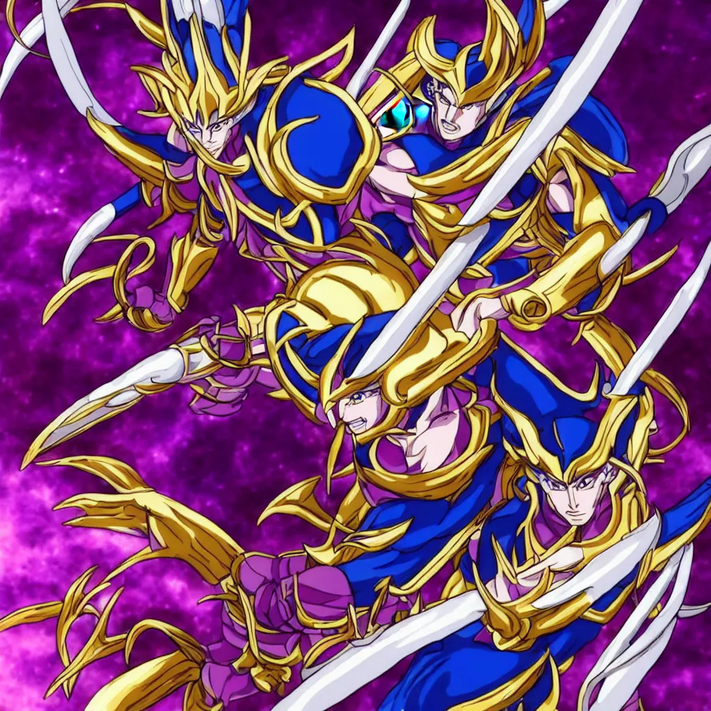 Prompt: Dohko from Saint Seiya. In the style of Arcane (2021). Excruciating details, 4k, 8k, high quality, masterpiece, award-winning, acclaimed, on art station.