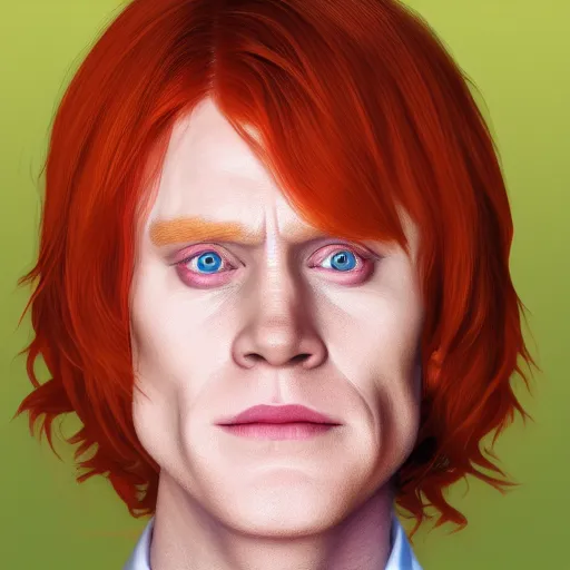 Prompt: Jim Carrey is Ron Weasley, hyperdetailed, artstation, cgsociety, 8k