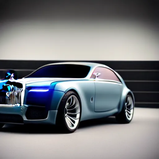 Image similar to khyzyl saleem car :: Rolls-Royce 103EX concept : medium size: 7, u, x, y, o form panels: motherboard forms zaha hadid architecture big size forms brutalist medium size forms sci-fi futuristic setting ultra realistic photography, keyshot render, octane render, unreal engine 5 render , high oiled liquid glossy specularity reflections, ultra detailed, 4k, 8k, 16k blade runner 2049 Cyberpunk 2077 ghost in the shell thor 2 marvel film : tilt shift: sharp focus