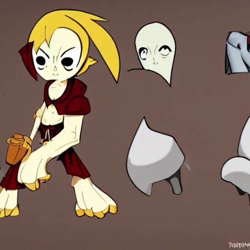 Image similar to a character from the wakfu cartoons