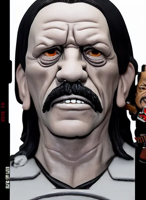 Prompt: danny trejo, a nendoroid of danny trejo figurine, realistic face, detailed product photo