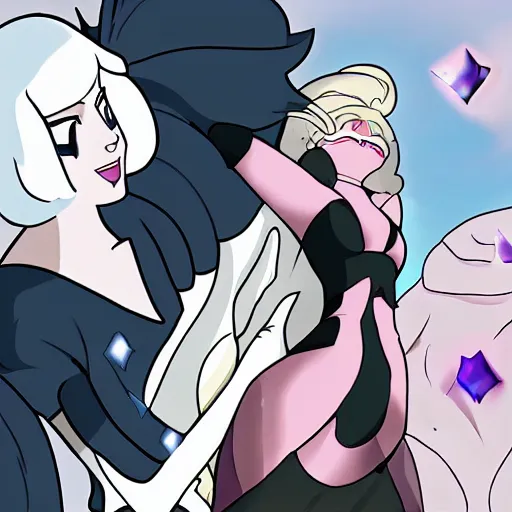 Image similar to me being stepped on by white diamond from steven universe