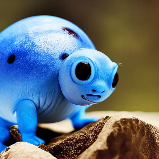 Image similar to national geographic professional photo of poliwag in the wild, award winning