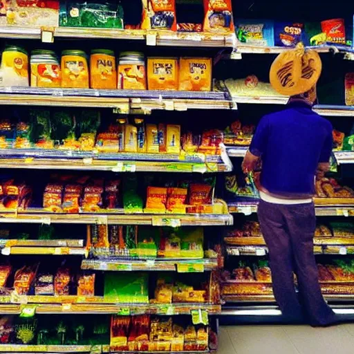 Image similar to “a Slaan Mage Priest goes to the supermarket but they are out of French Fries”