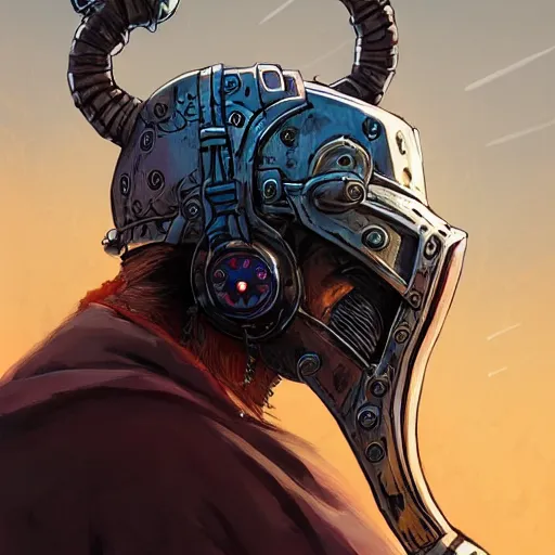 Image similar to cyberpunk viking helmet mask warrior goddess robot ninja fantasy, art gta 5 cover, official fanart behance hd artstation by jesper ejsing, by rhads, makoto shinkai and lois van baarle, ilya kuvshinov, ossdraws