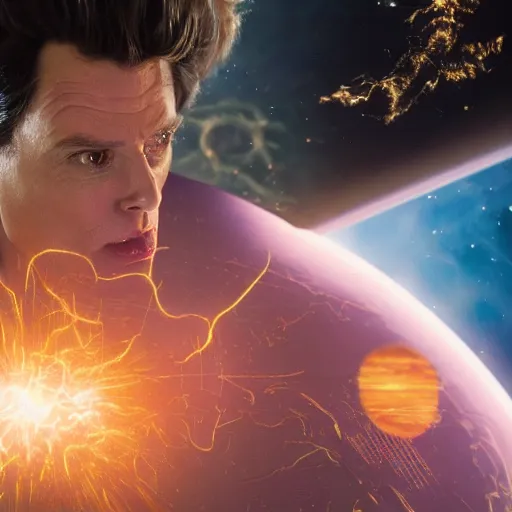 Prompt: hyperrealistic film still of ace ventura in space, his body violently exploding, stunning 3 d render, inspired by istvan sandorfi & greg rutkowski & unreal engine, perfect symmetry, dim volumetric cinematic lighting, 8 k octane comprehensive render, extremely hyper - detailed, incredibly lifelike attributes, intricate, real flesh texture, masterpiece, artstation, stunning,