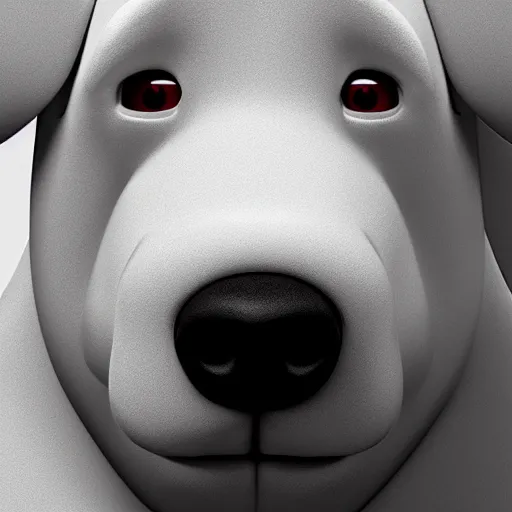 Image similar to brian griffin, from family guy, hyperrealism, octane render, 8 k, high resolution, art by artgerm