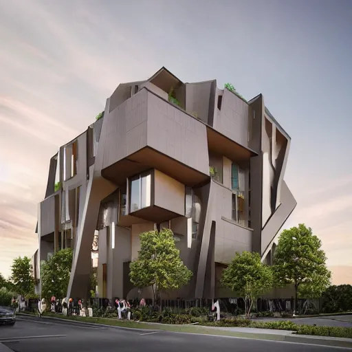 Image similar to the triplex is at the intersect, award - winning architectural design