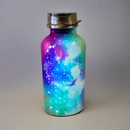 Image similar to galaxy in bottle