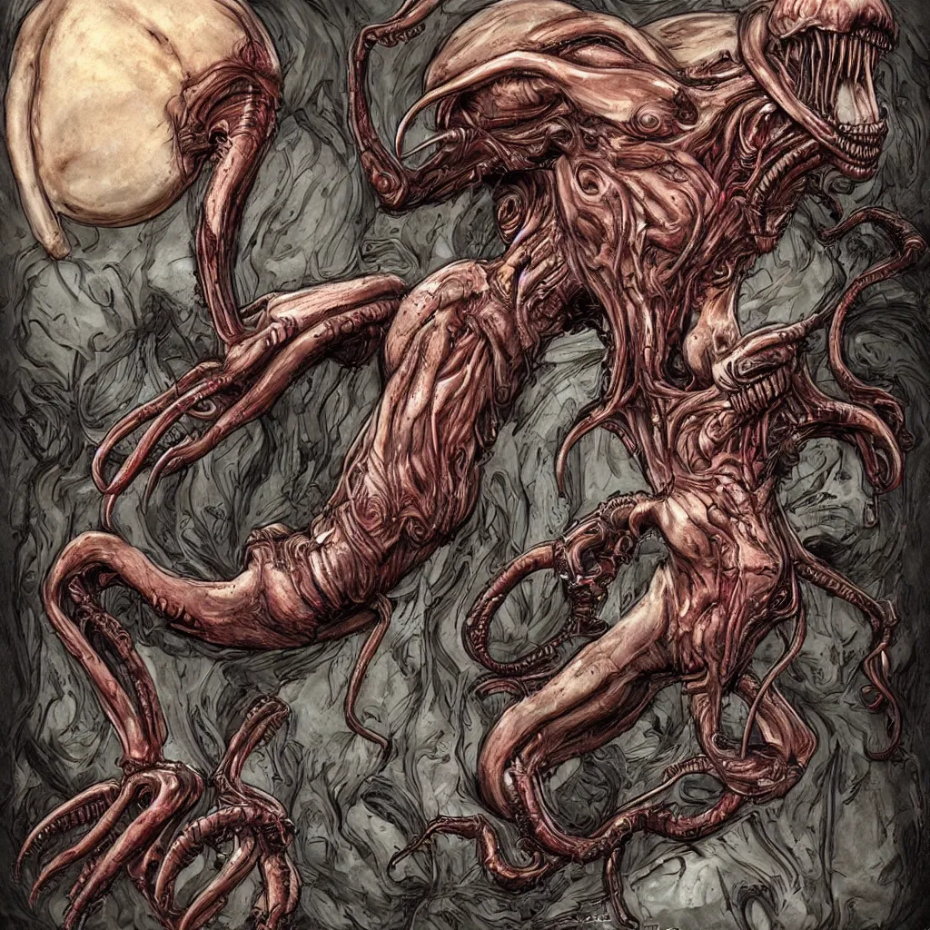 Image similar to necromorph, xenomorph, the thing