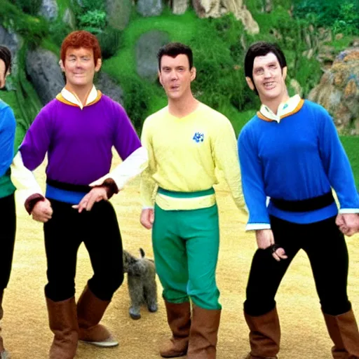 Image similar to The Wiggles in Lord of the Rings the Shire